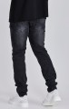 Czarne jeansy slim (34)