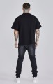 Czarne jeansy slim (34)