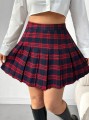Kraciasta spódnica mini (1XL)