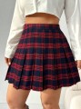 Kraciasta spódnica mini (1XL)
