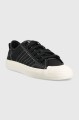 Czarne logowane trampki EE5599 (39 1/3)