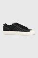 Czarne logowane trampki EE5599 (39 1/3)