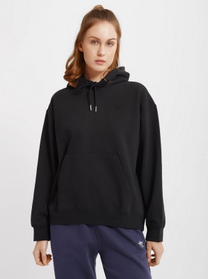 Czarna luźna bluza kaptur HC7104 (30)