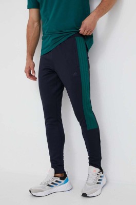 Ciemnogranatowe spodnie logo IM2901 (S)