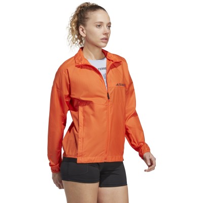Pomarańczowa cienka kurtka zamek HZ4237 (XS)