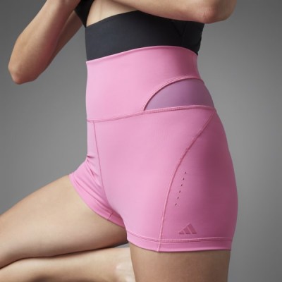 Różowe legginsy wysoki stan HY5499 (M)