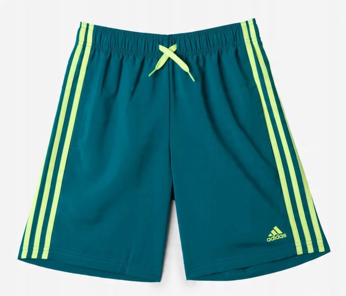 Ciemnozielone spodenki logo HE9324 (3-4L)