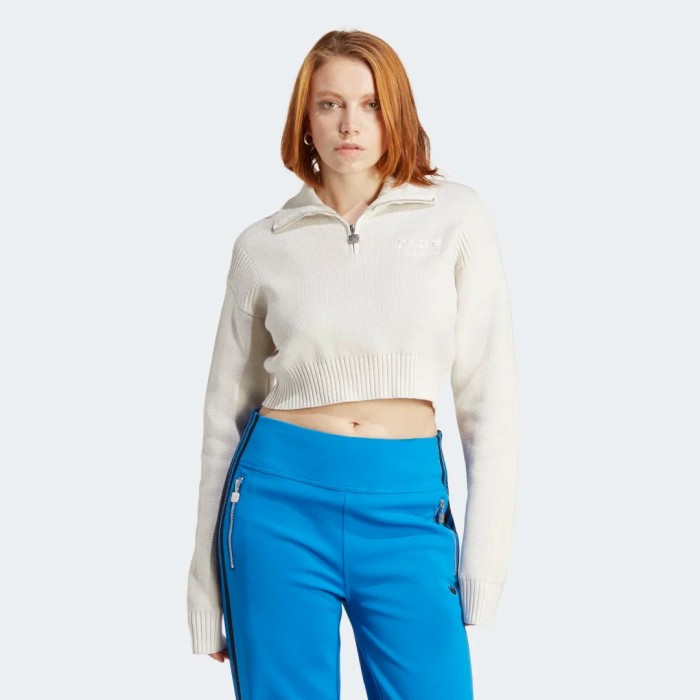 Krótki sweter hafty HM2050 (M)