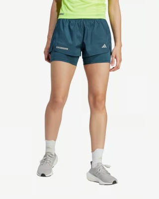 Ciemnozielone spodenki kieszeń HZ4481 (XXS)