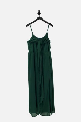 Zielona sukienka maxi ramiączka (3XL)