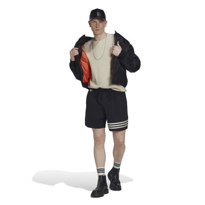 Czarne logowane szorty HN6594 (S)