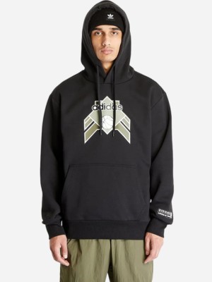 Czarna bluza nadruk IV9692 (S)