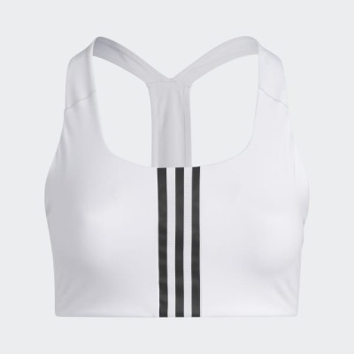 Biały logowany bralet HC5388 (46-48)