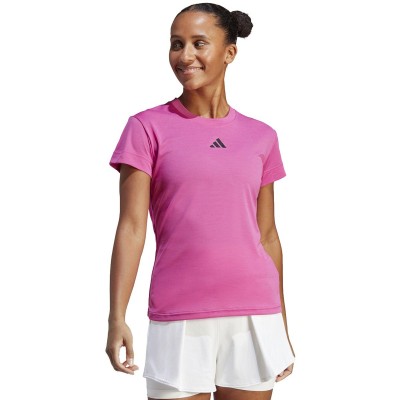 Różowy t-shirt logo HU1821 (XS)