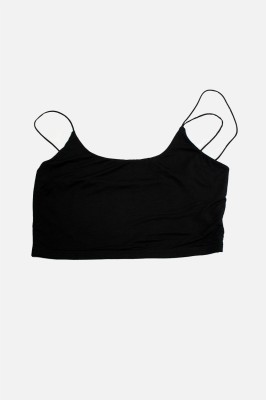 Czarny top ramiączka (L)