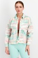 Kolorowa cienka kurtka GN4285 (XS)