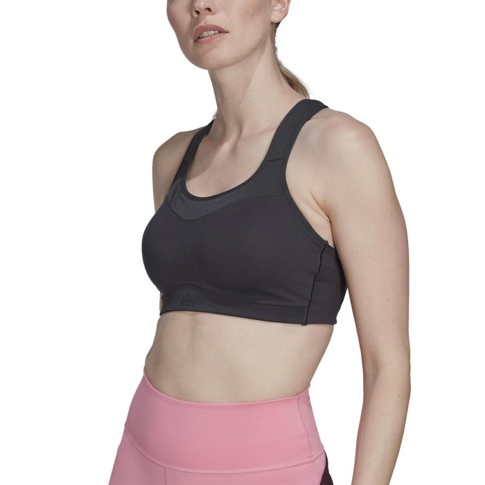 Grafitowy bralet logo HL8678 (XS)