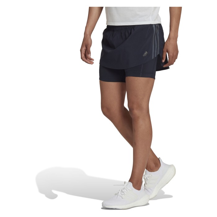 Granatowa spódnica szorty 2w1  HK9084 (XXS)