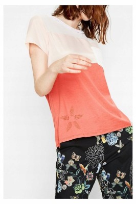 TRÓJKOLOROWA BLUZKA HAFT (XL)