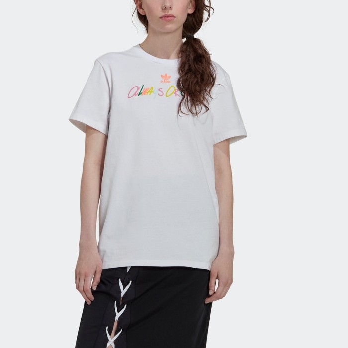 Biały t-shirt logo HK5072 (30)