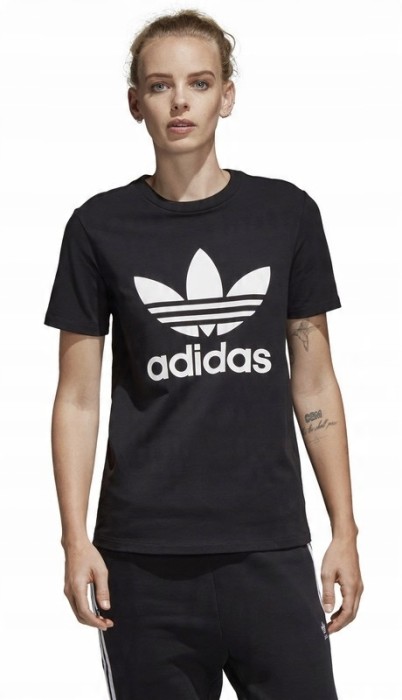 Czarny t-shirt logo CV9888-K (S)