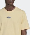 Żółty t-shirt logo HC9485 (XS)