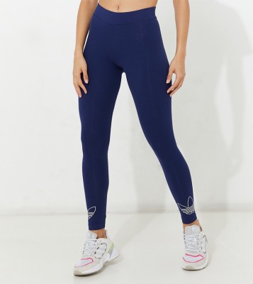 Granatowe legginsy nadruk HK5172 (XXS)