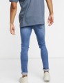 Niebieskie jeansy skinny (28)