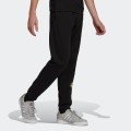 Czarne spodnie dresowe nadruk HC7982 (S)