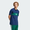 Granatowy t-shirt logo IM4637 (XS)