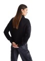 Czarny zdobiony sweter (XL)