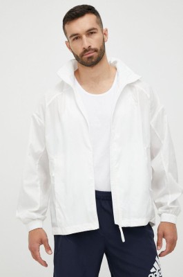 Biała kurtka wiatrówka H48579 (XS)