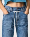 Niebieskie proste jeansy (26/32)