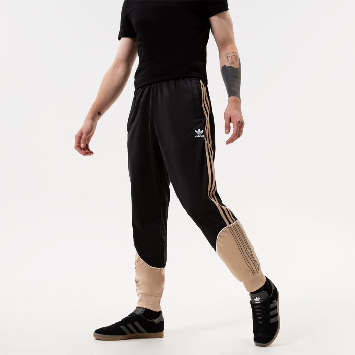 Czarne spodnie lampasy HI3004 (XS)