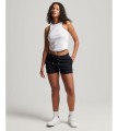 Czarne dresowe krótkie spodenki (38)