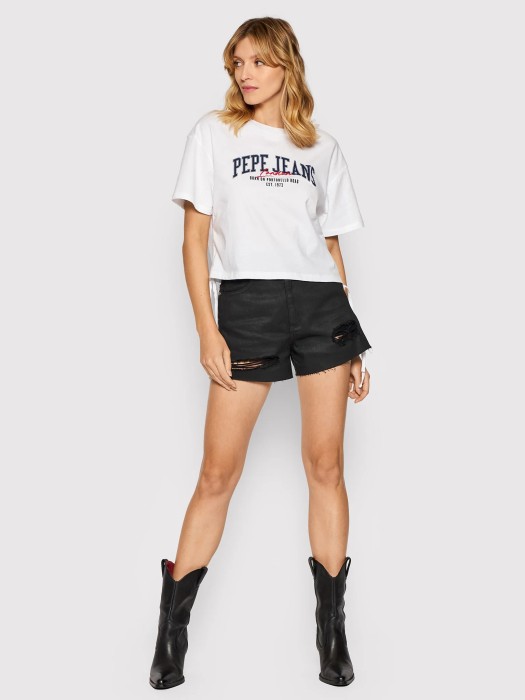 Biały t-shirt logo (S)