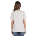 Szary melanżowy t-shirt nadruk (42)