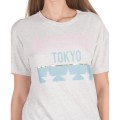 Szary melanżowy t-shirt nadruk (42)
