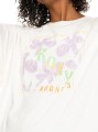 Śmietanowy luźny t-shirt (XS)