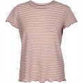 Dwukolorowy t-shirt paski (S)