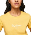 Żółty t-shirt logo (XS)