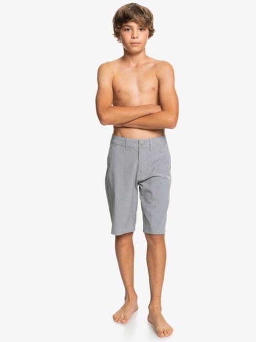 Szare boardshorty melanż (14L)