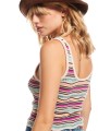 Kolorowy dzianinowy top (L)