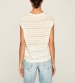 Luźny t-shirt paski (M)
