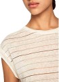 Luźny t-shirt paski (M)