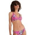 Różowy biustonosz kąpielowy nadruk (36)