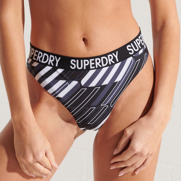 Logowane figi kąpielowe wzór (42)