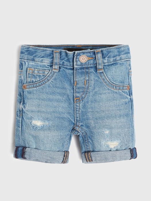 Jeansowe spodenki dziury (3-6M)