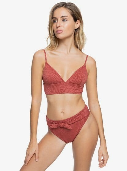 Dwuczęściowy brązowy komplet bikini (S)