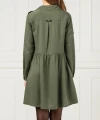 Koszulowa sukienka khaki (38)
